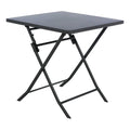 Tuintafel Greensboro Vierkant Grafietgrijs