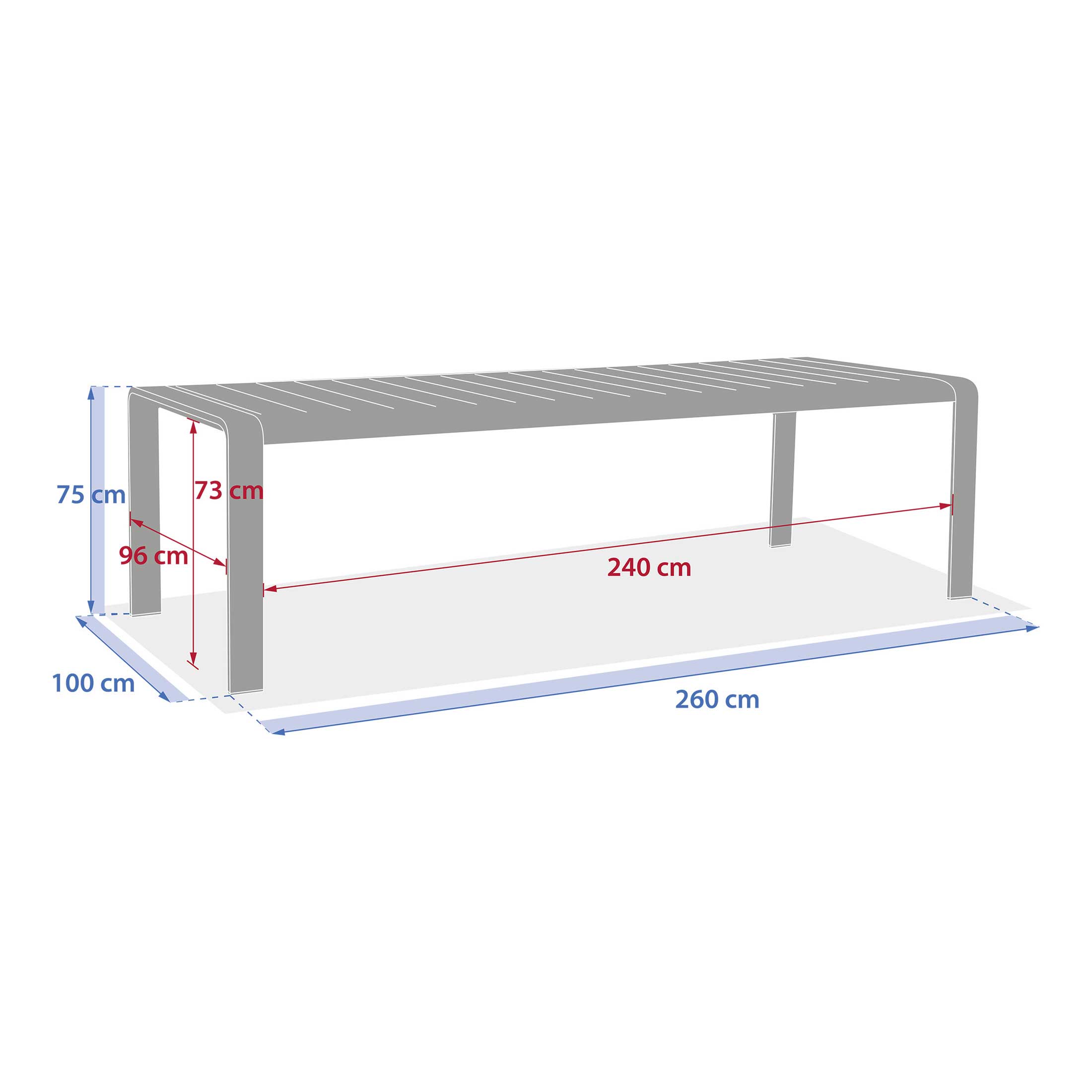 Tuintafel Domilly