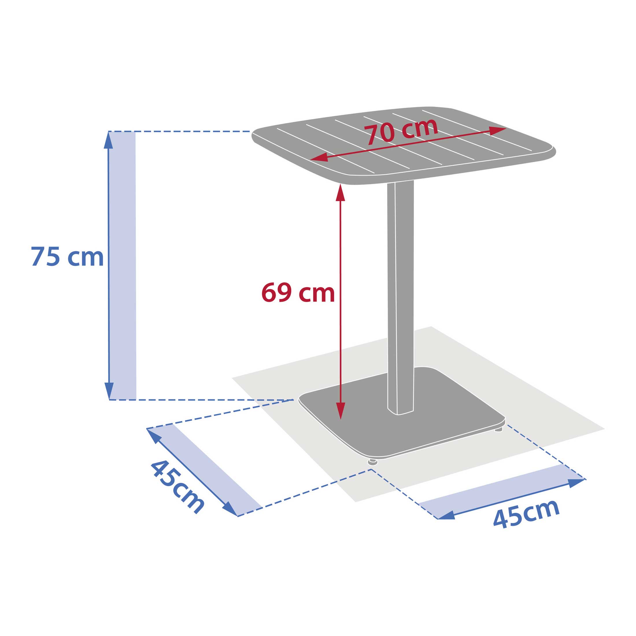 Tuintafel Alegoria Graphite
