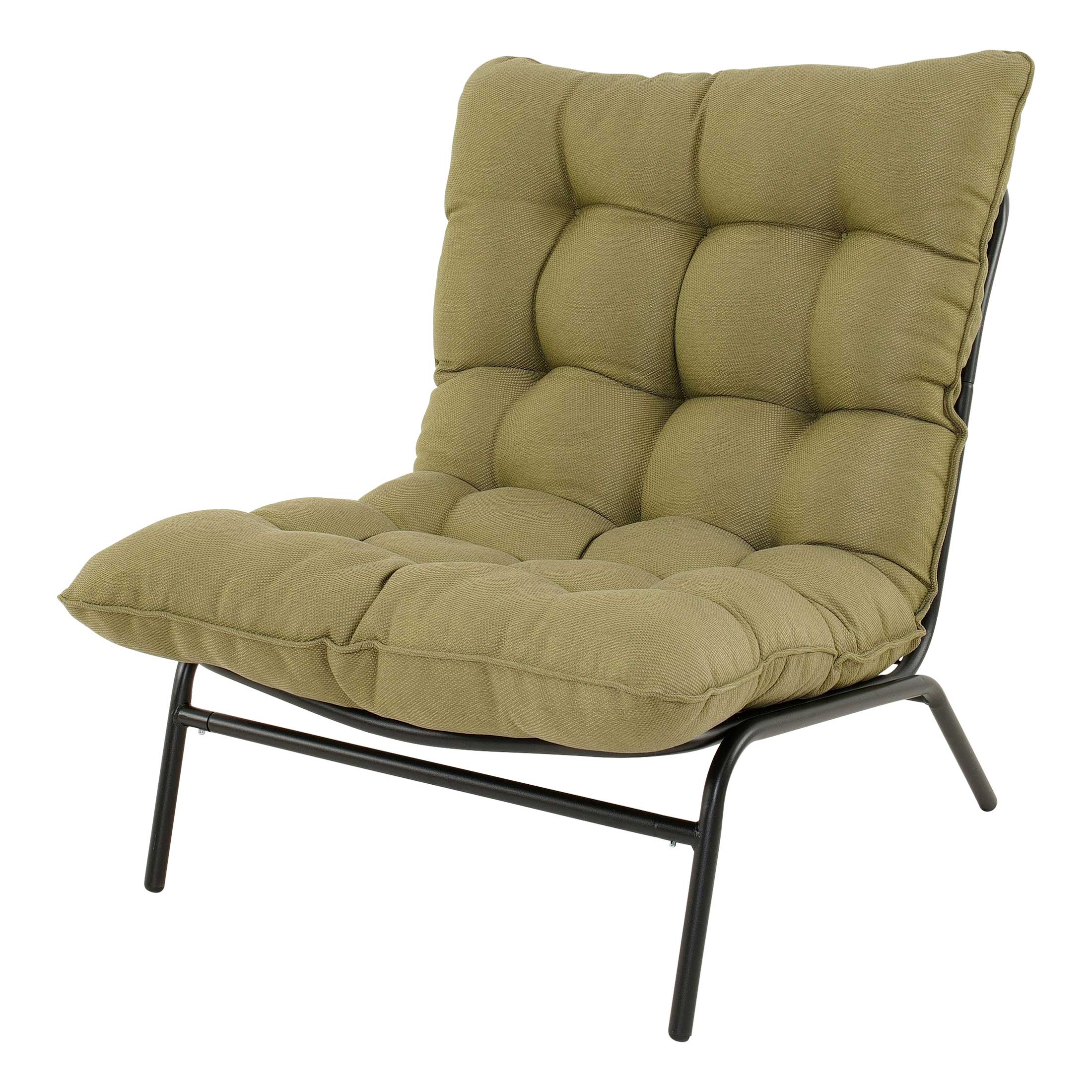 Loungestoel Zenzi Olijfgroen