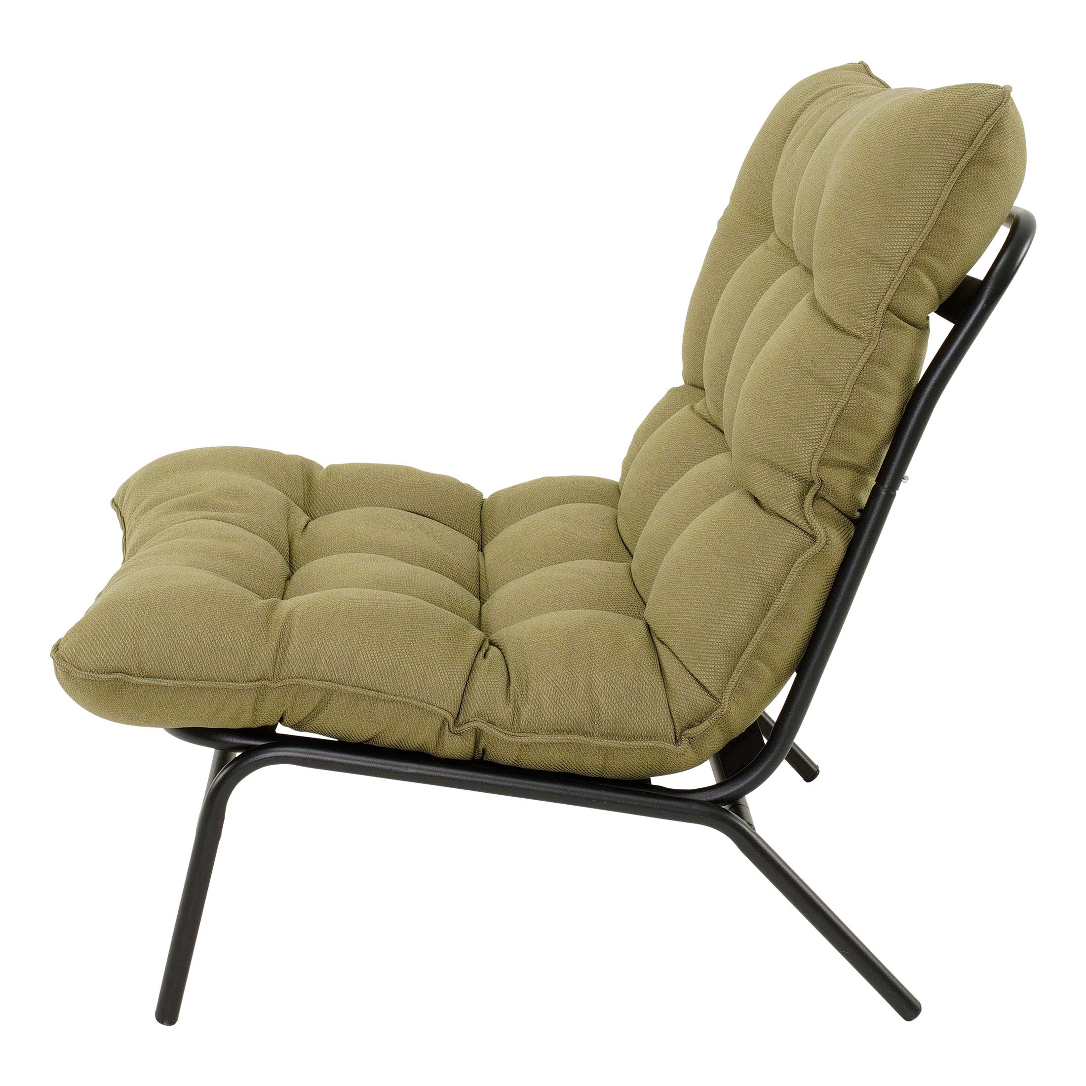 Loungestoel Zenzi Olijfgroen