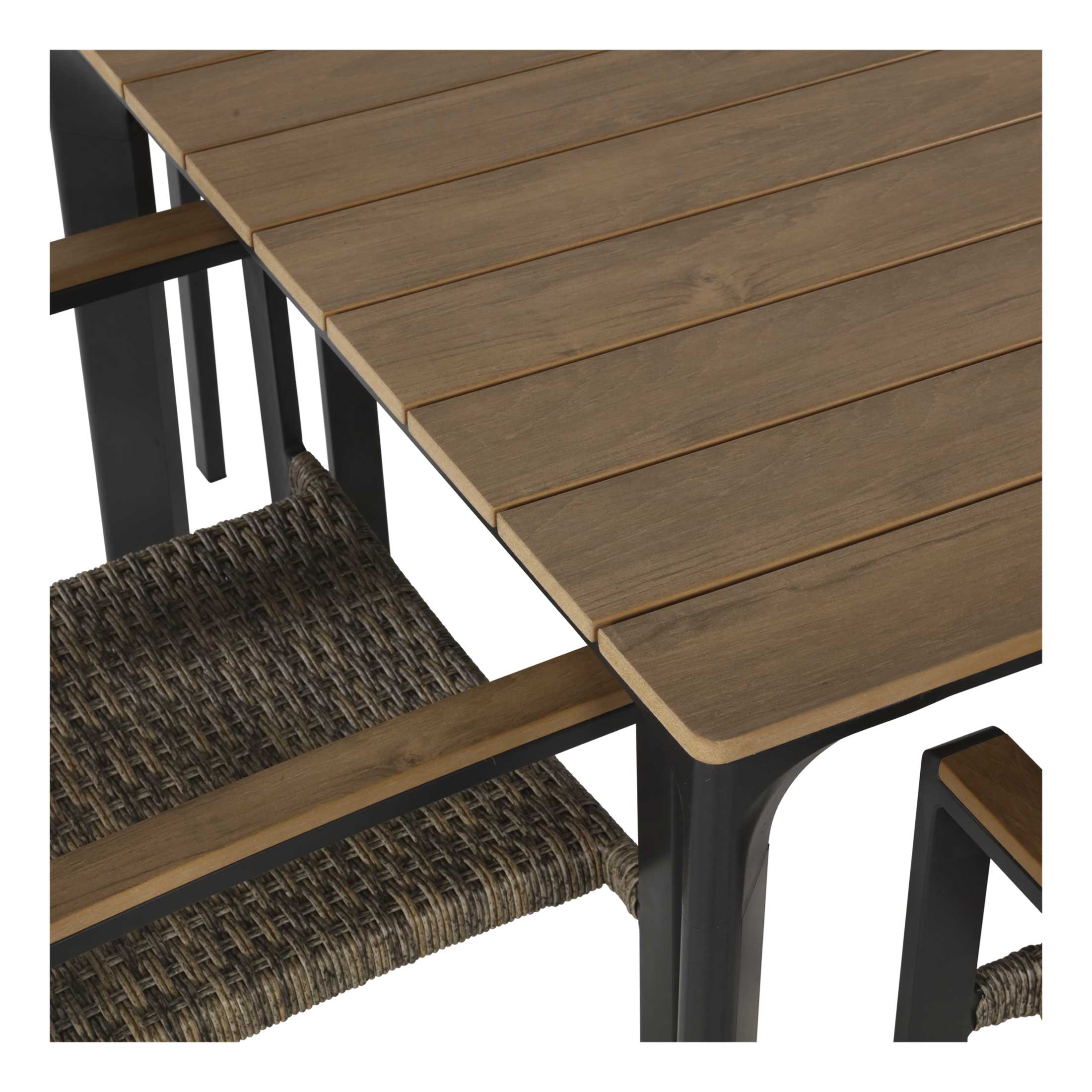 Tuintafel Arezzo Vierkant