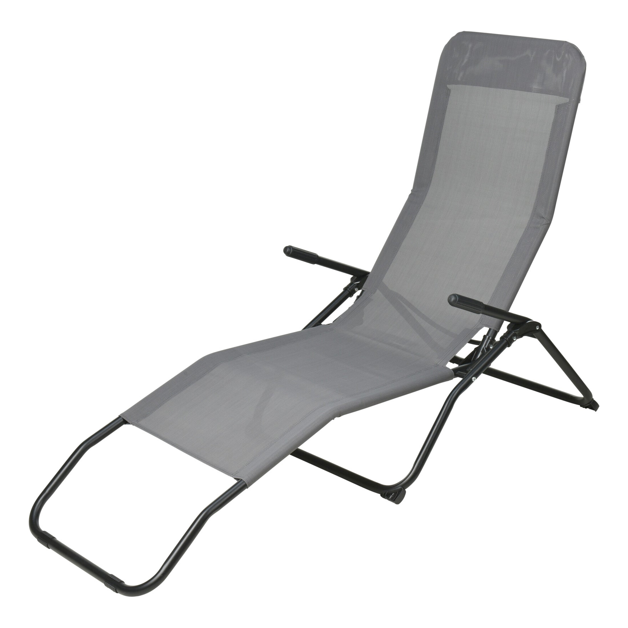Siesta Lounger Donkergrijs