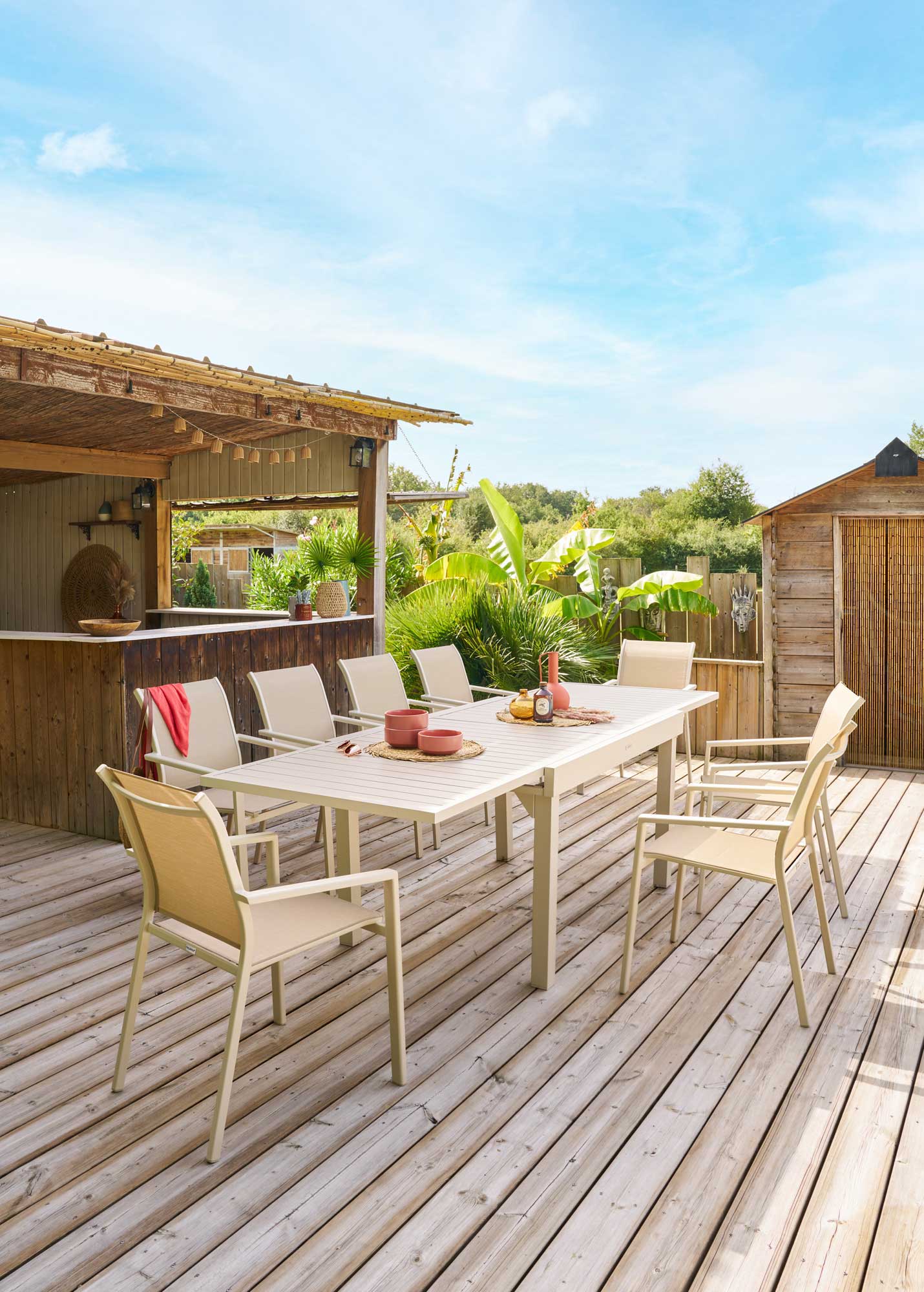 Uitschuifbare Tuintafel Evasion XL