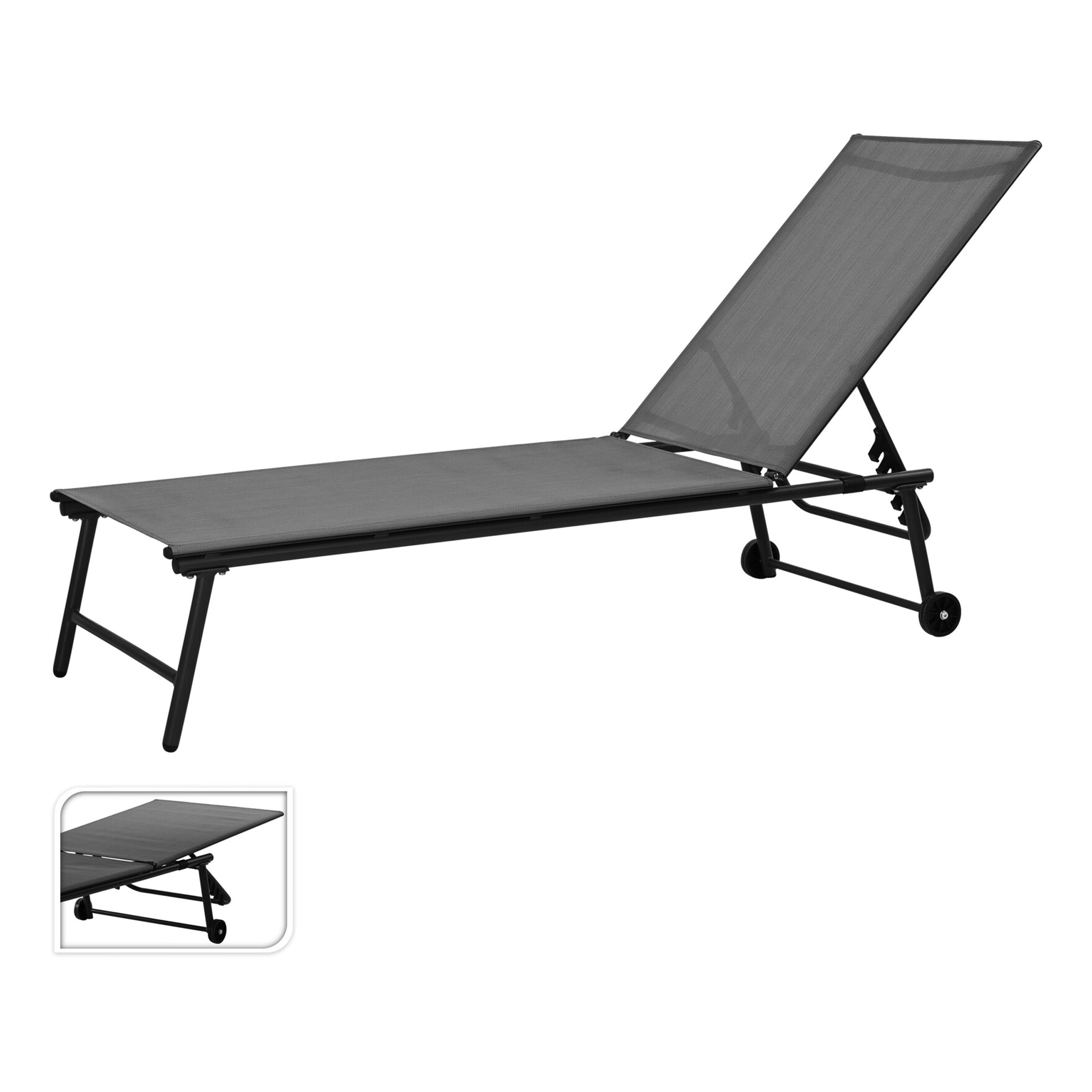 Lounger Antraciet
