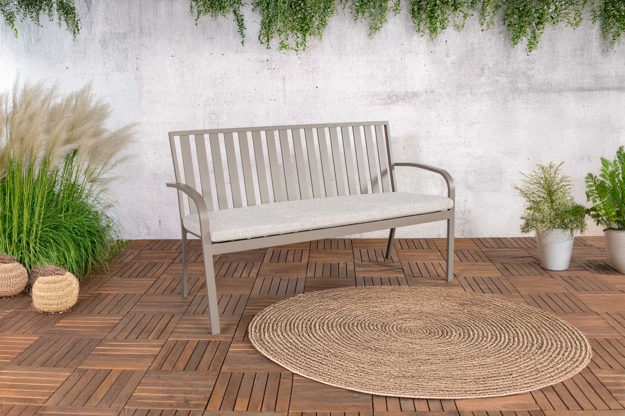 Parkbank Milano Taupe